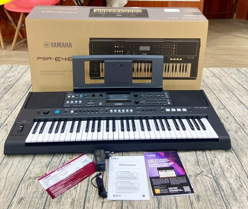 Yamaha psr E 483 portable 61 key keyboard